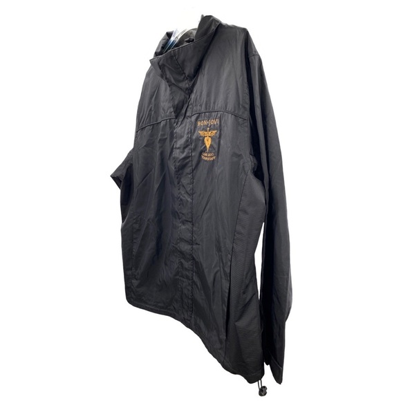 Bon Jovi Rare 2011 Live Tour Staff Men’s Black Embroidered Jacket XL - Picture 4 of 11